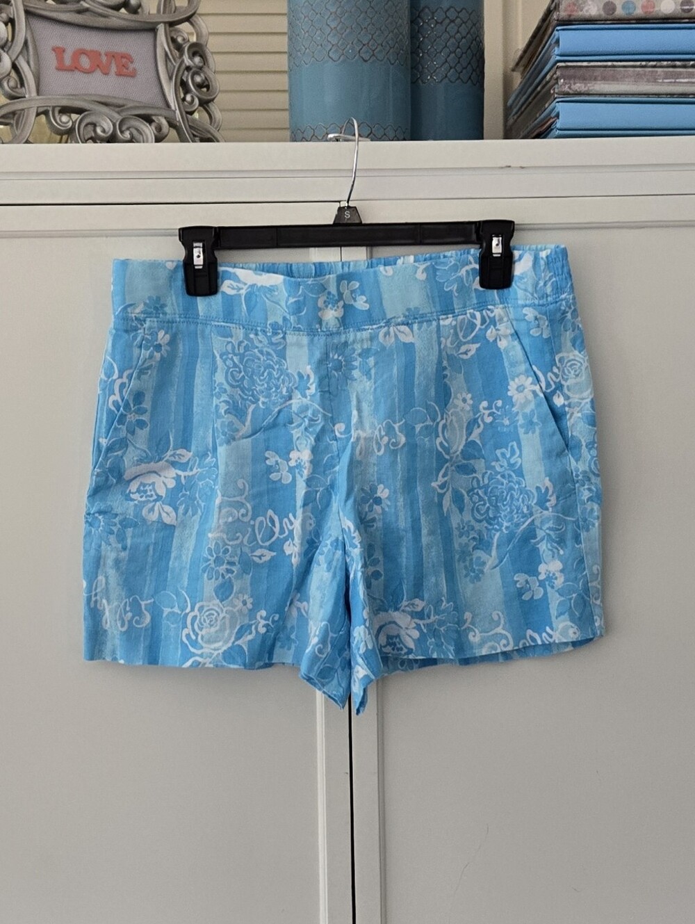 NWT Lilly Pulitzer 4" Captina Linen High Rise Short
